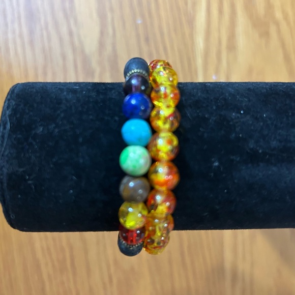 Chakra Beaded Bracelet Set - Picture 6 of 10
